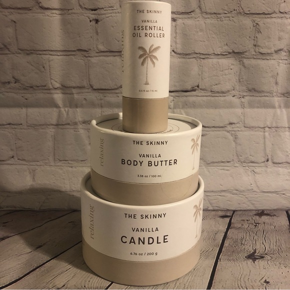 The Skinny - Aromatherapy Body Butter, Essential Oil Roller, & Candle Bundle - Picture 3 of 10